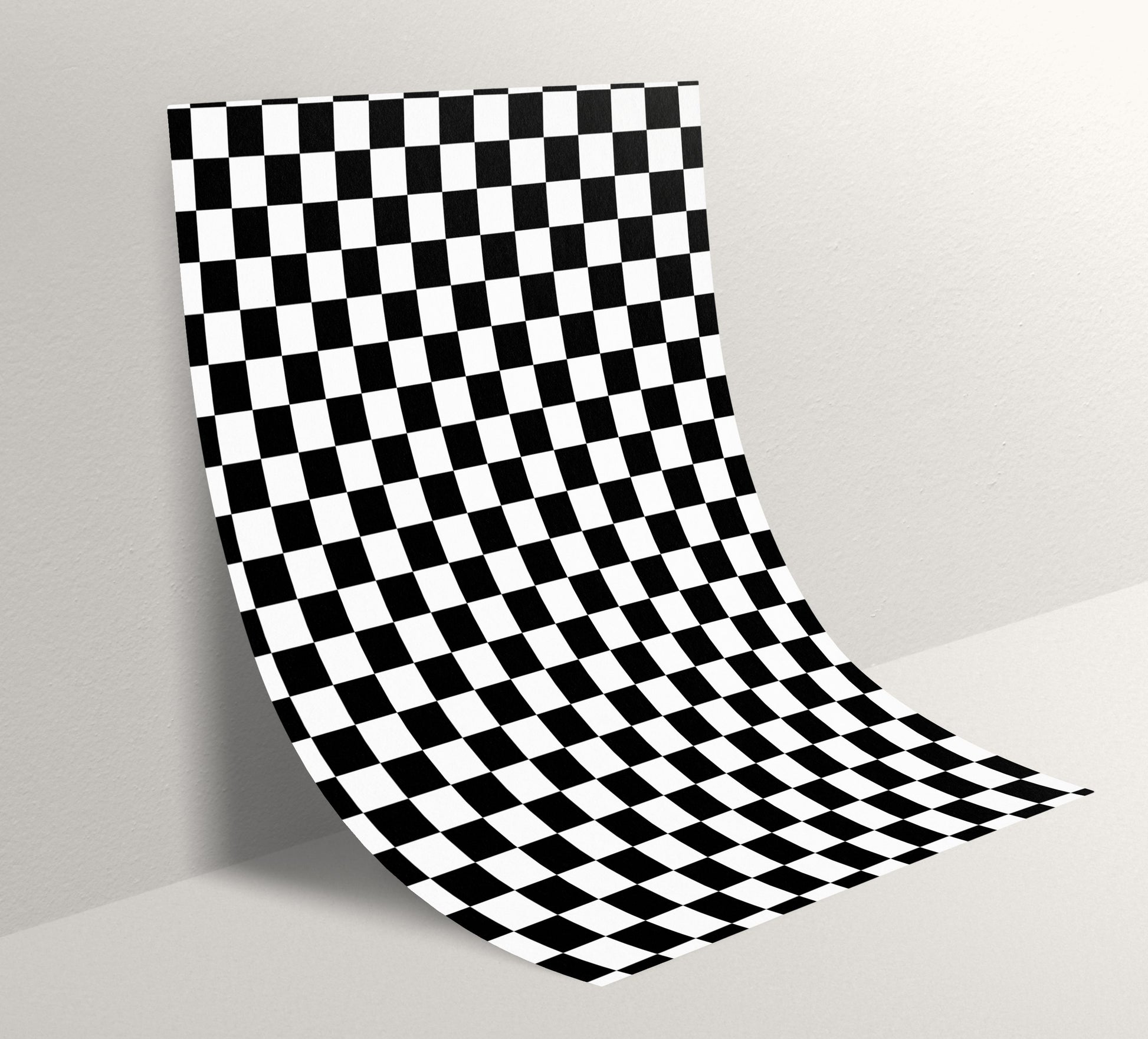 Black Checkered - My Print Pal