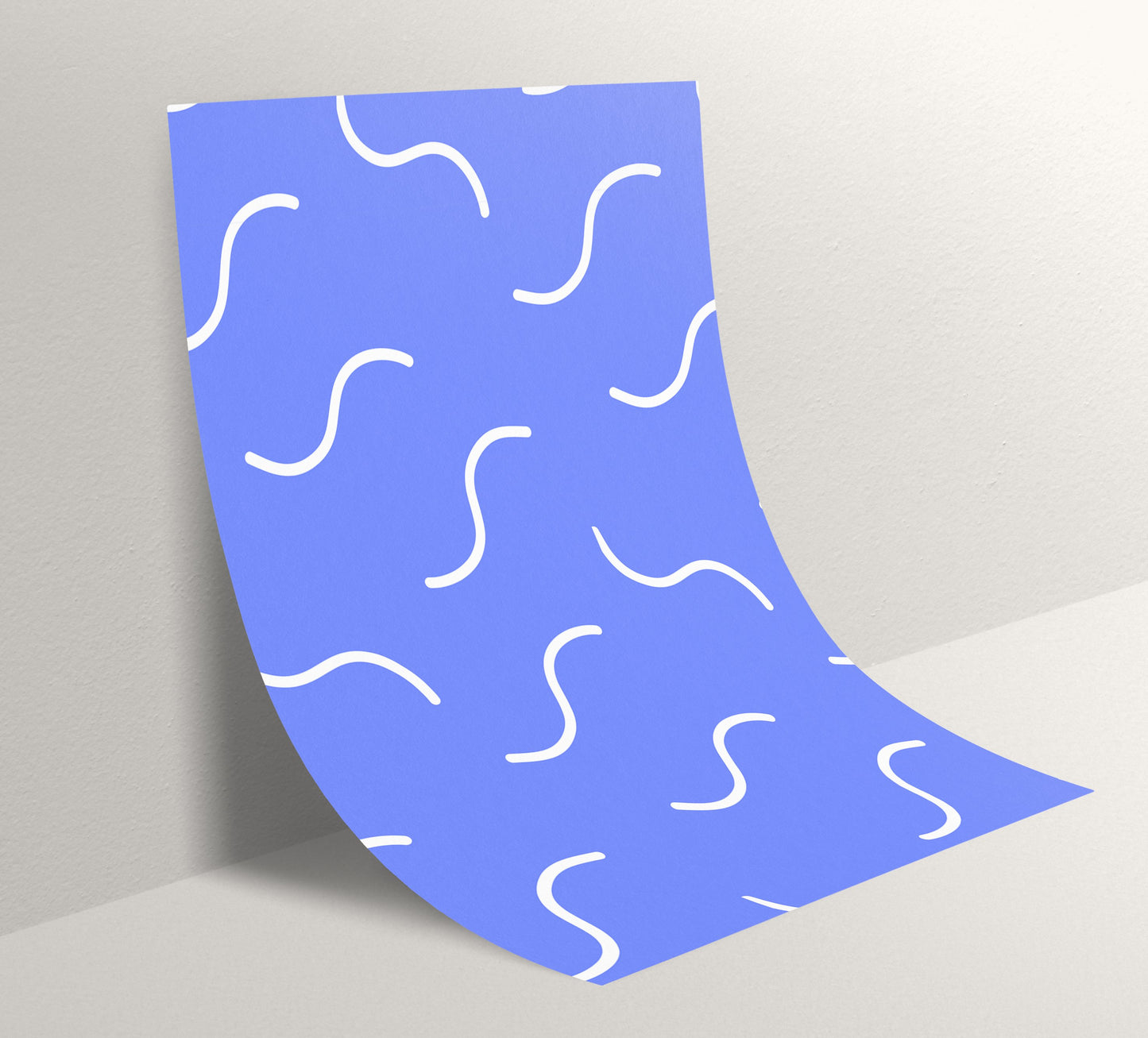 Blue and White Pattern - My Print Pal