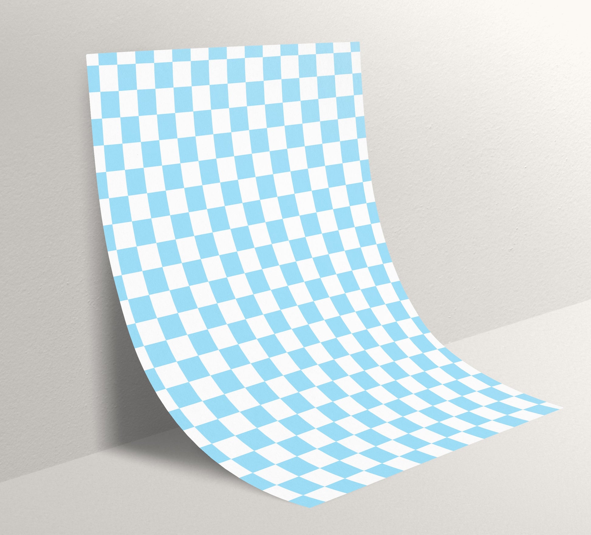 Blue Checkered - My Print Pal