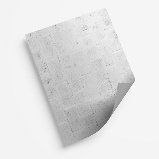 Dusty White Brick - My Print Pal