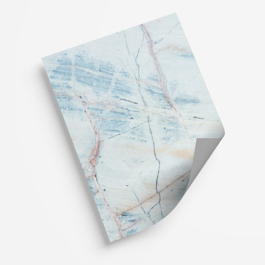 Pastel Blue Marble - My Print Pal