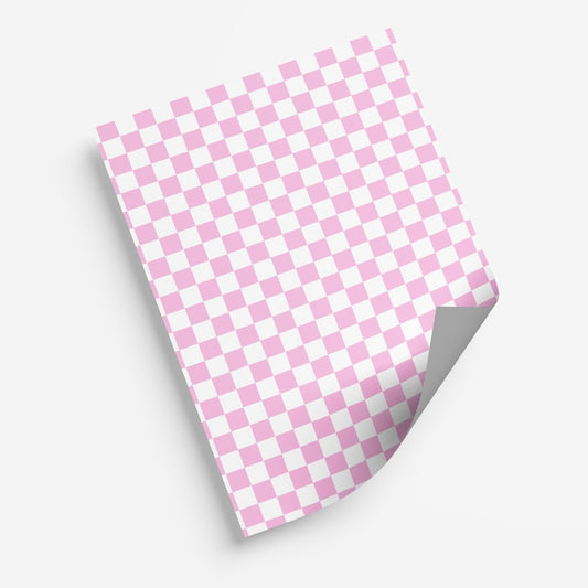 Pink Checkered - My Print Pal