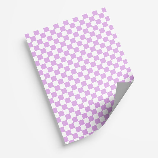 Purple Checkered - My Print Pal