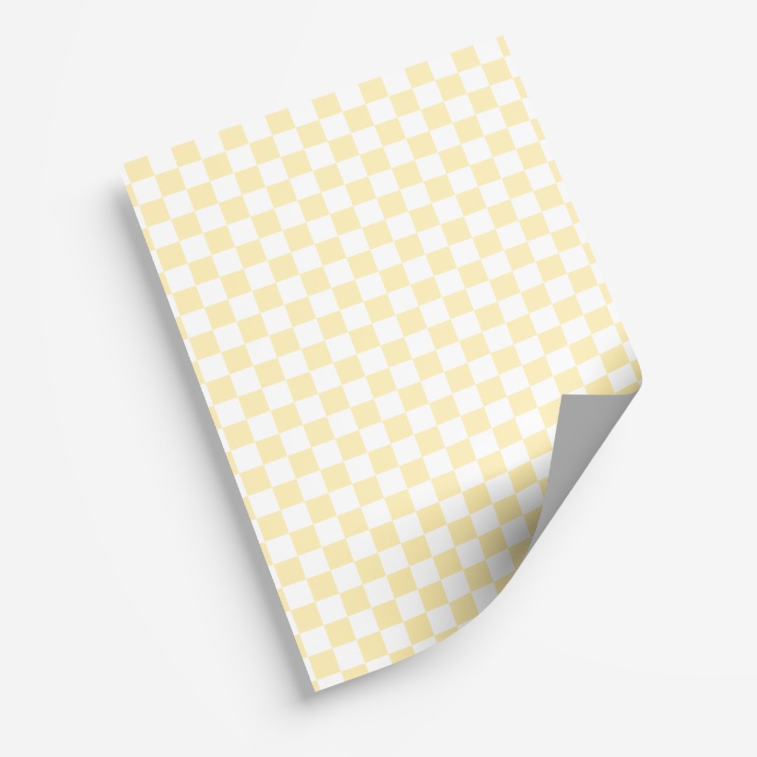 Yellow Checkered - My Print Pal
